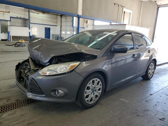 FORD FOCUS SE 2012 gray  gas 1FAHP3F2XCL274310 photo #1