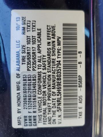 2014 HONDA ODYSSEY EXL - 5FNRL5H69EB035794