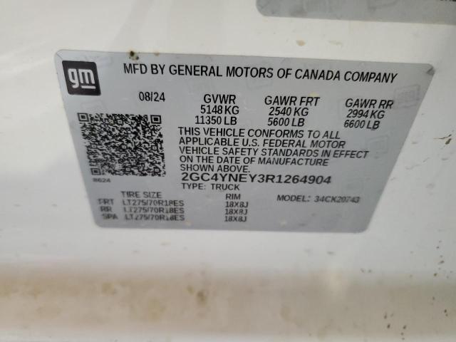 2024 CHEVROLET SILVERADO K2500 HEAVY DUTY LT 2GC4YNEY3R1264904