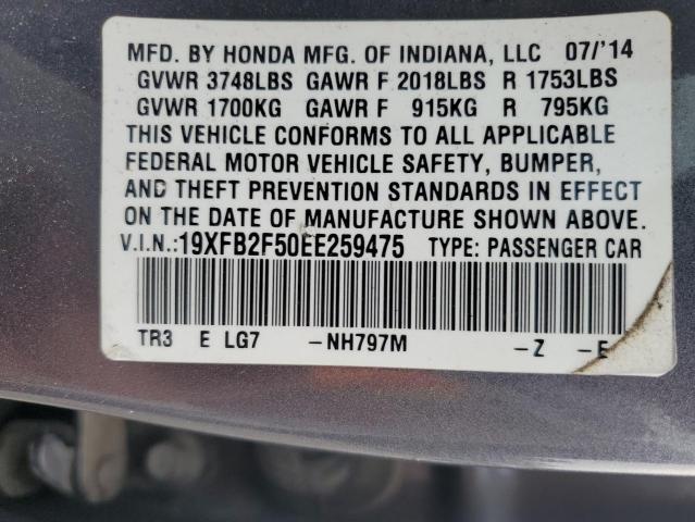2014 HONDA CIVIC LX - 19XFB2F50EE259475