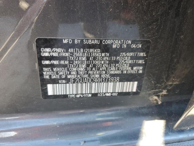 2024 SUBARU CROSSTREK JF2GUADC9RH373938