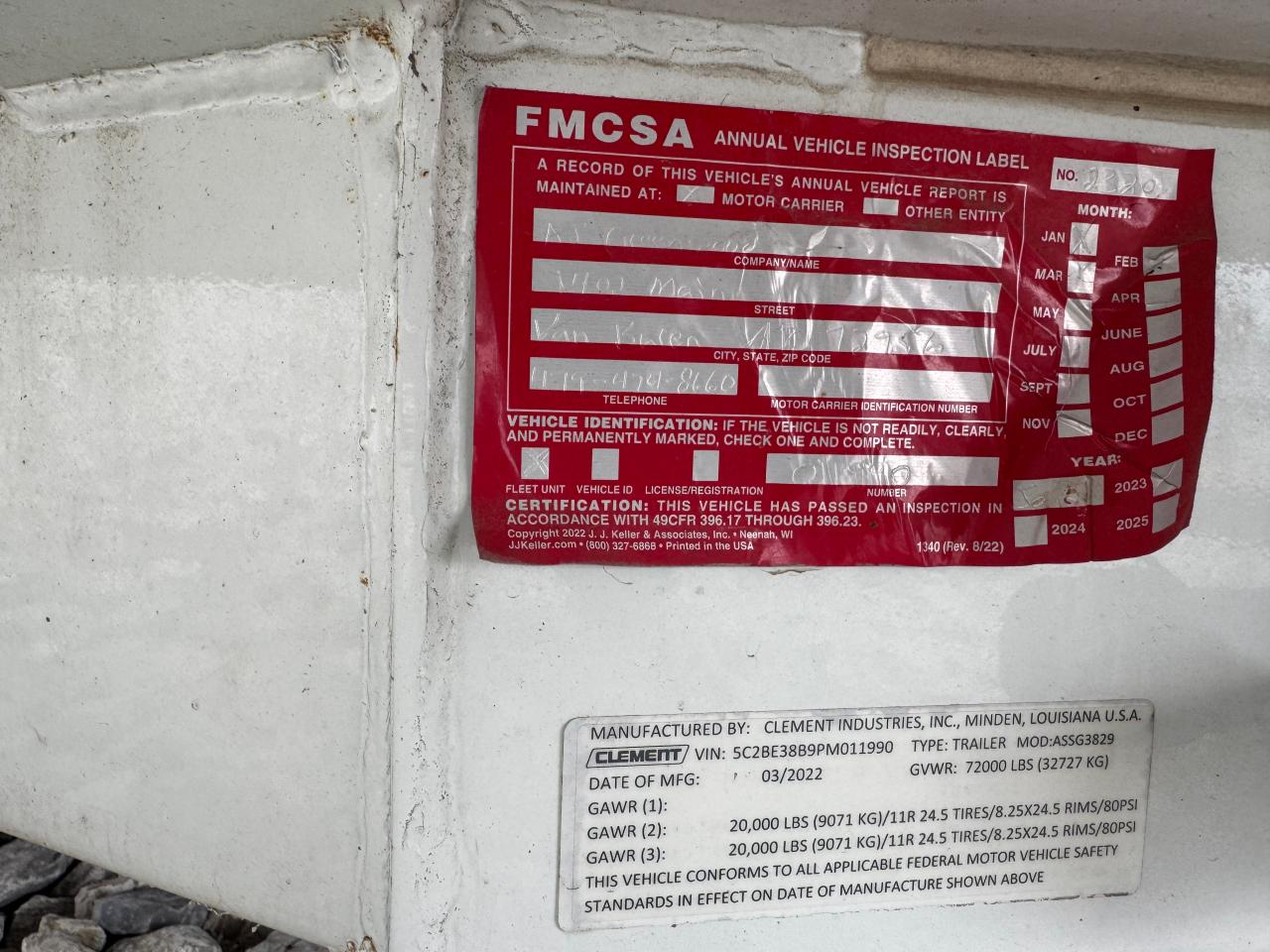 Lot #3283864467 2023 CLEMENT DUMP