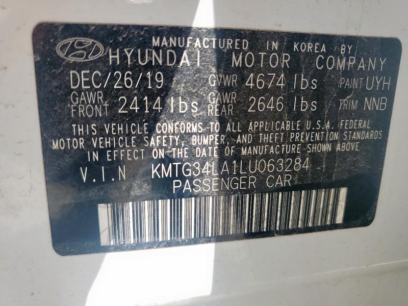 2020 GENESIS G70 ELITE KMTG34LA1LU063284