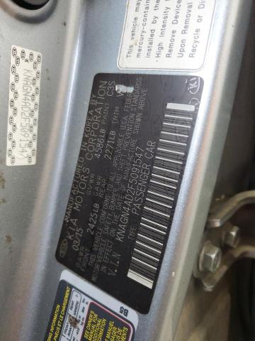 2015 KIA OPTIMA HYB KNAGN4AD2F5091547