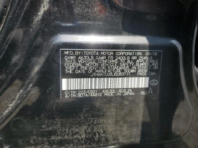 2018 LEXUS IS 300 JTHBA1D28J5083171