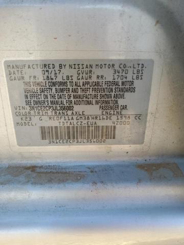 2018 NISSAN VERSA NOTE 3N1CE2CP3JL356002