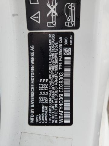 2020 BMW M850XI WBAFY4C06LCD38303