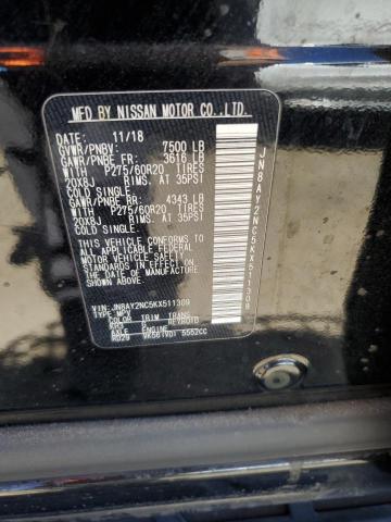 2019 NISSAN ARMADA SV JN8AY2NC5KX511309
