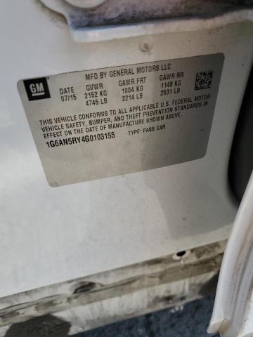 2016 CADILLAC ATS-V - 1G6AN5RY4G0103155