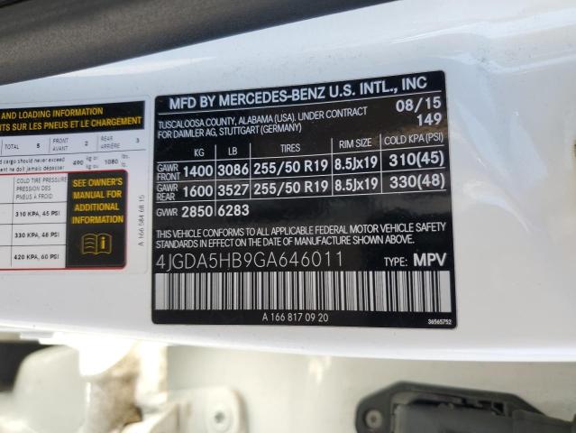 2016 MERCEDES-BENZ GLE 350 4M - 4JGDA5HB9GA646011