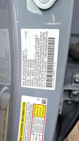 2022 HONDA ACCORD SPO 1HGCV1F32NA099509