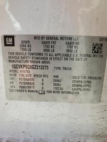 2016 CHEVROLET SILVERADO K1500 CUSTOM 1GCVKPEC6GZ212273