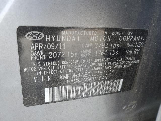 2011 HYUNDAI ELANTRA GLS - KMHDH4AE0BU151004