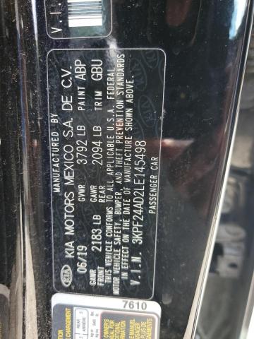 2020 KIA FORTE FE 3KPF24AD2LE145498