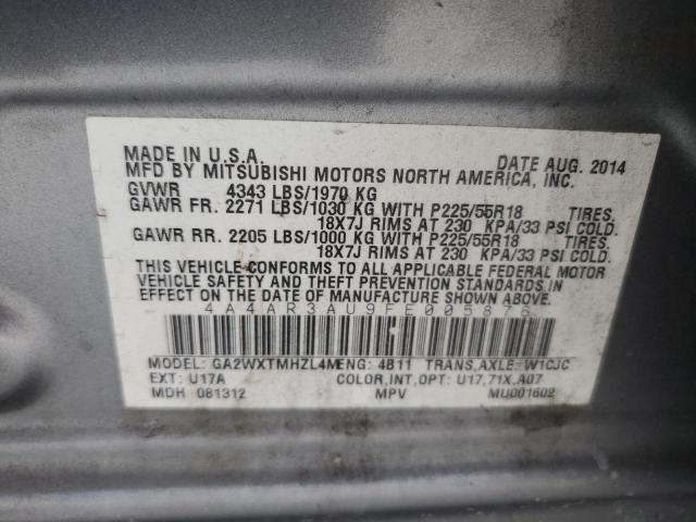 2015 MITSUBISHI OUTLANDER SPORT ES 4A4AR3AU9FE005876