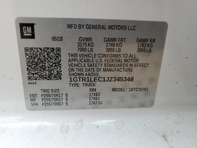 2018 GMC SIERRA C15 1GTR1LEC1JZ345348