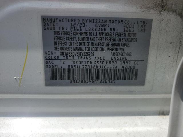 2021 NISSAN SENTRA SR 3N1AB8DV5MY226939