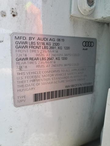 2019 AUDI Q3 PREMIUM PLUS WA1BECF37K1072091