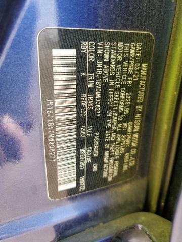 2021 NISSAN ROGUE SPORT SV JN1BJ1BV0MW308277