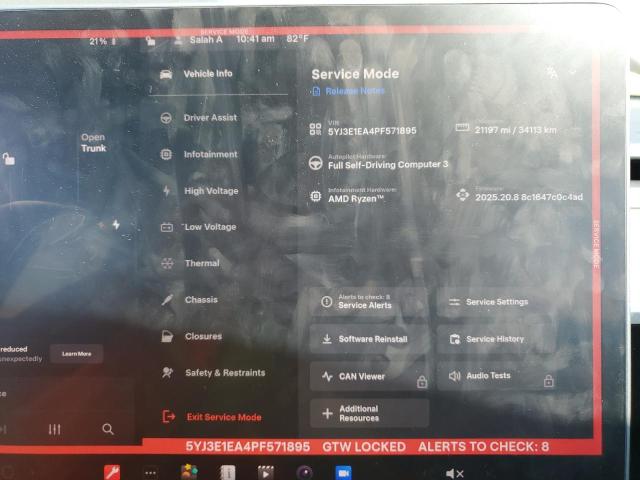 2023 TESLA MODEL 3 5YJ3E1EA4PF571895