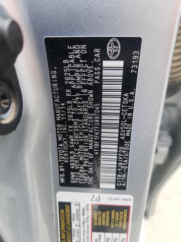 2015 TOYOTA CAMRY LE 4T1BF1FK7FU897045