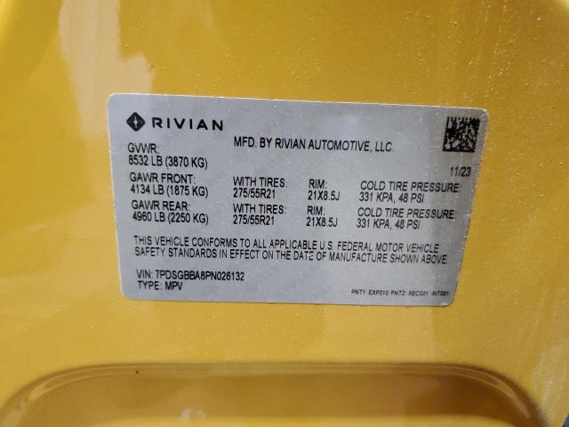 2023 RIVIAN R1S ADVENT - 7PDSGBBA8PN026132