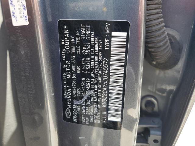 2018 HYUNDAI TUCSON VAL KM8J3CA25JU745572