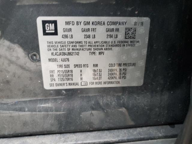 2018 BUICK ENCORE PREFERRED KL4CJASB4JB621742