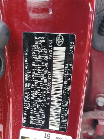 2018 TOYOTA CAMRY L 4T1B11HK5JU516765