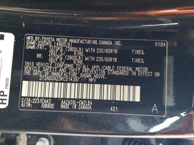 2024 LEXUS NX 250 BAS 2T2ADCAZ3RC014397