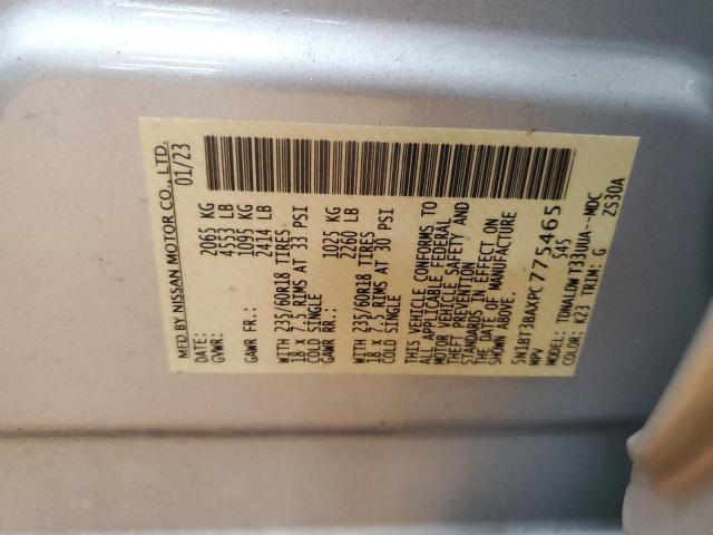 2023 NISSAN ROGUE SV 5N1BT3BAXPC775465