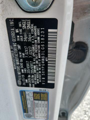 2020 KIA SORENTO S 5XYPG4A53LG618231