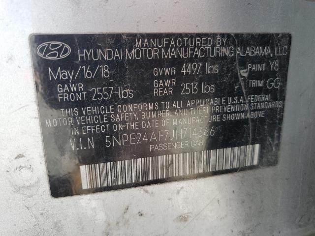 2018 HYUNDAI SONATA SE 5NPE24AF7JH714366