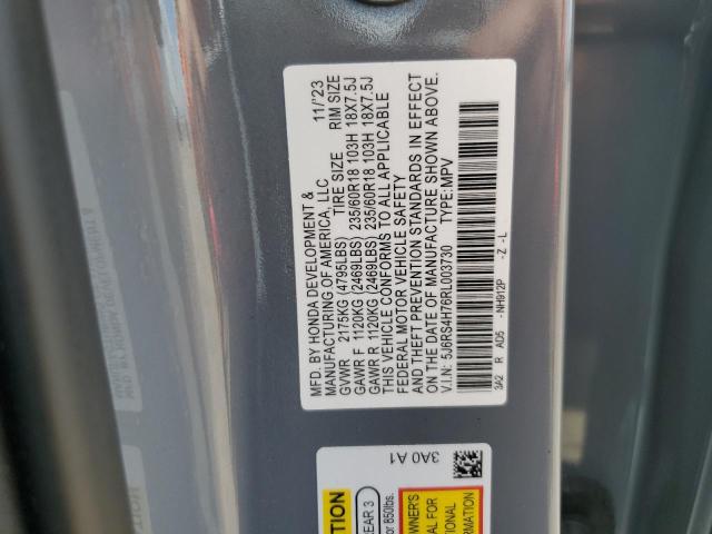 2024 HONDA CR-V EXL 5J6RS4H76RL003730
