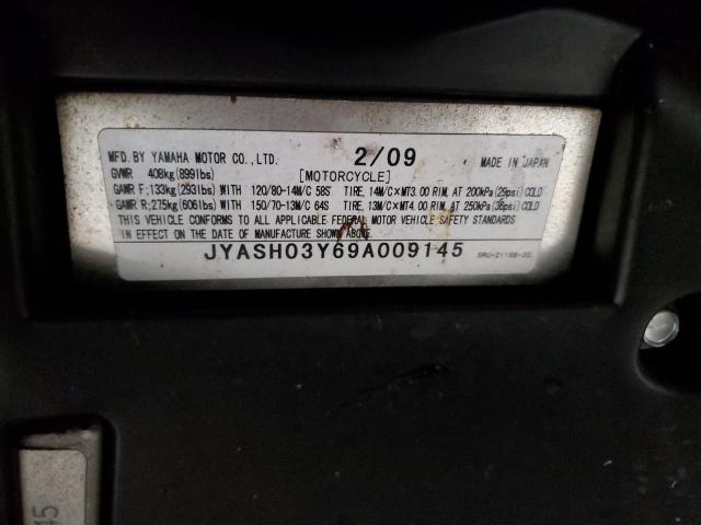 2009 YAMAHA YP400 JYASH03Y69A009145