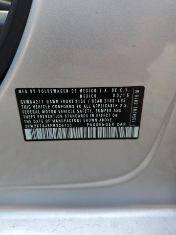 2015 VOLKSWAGEN JETTA BASE 3VW2K7AJ8FM326733
