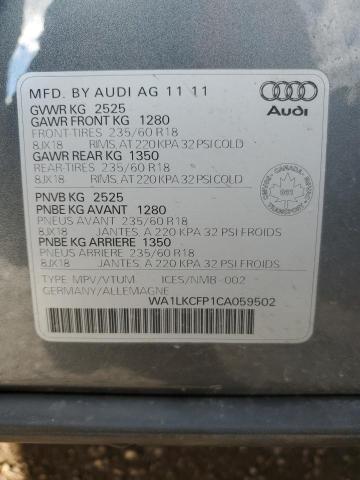 2012 AUDI Q5 PREMIUM - WA1LKCFP1CA059502