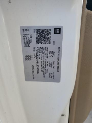 2020 CHEVROLET EXPRESS G2500 1GCWGAFP8L1248785