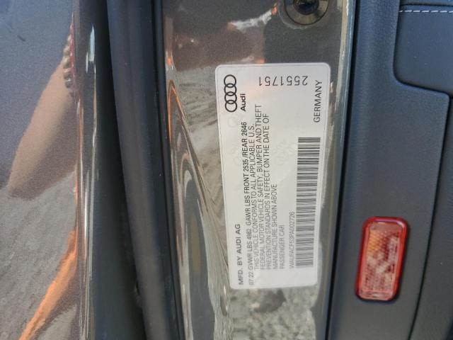 2023 AUDI A5 PREMIUM WAUFACF53PA002726