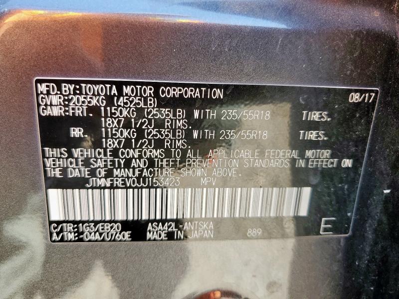 2018 TOYOTA RAV4 SE JTMNFREV0JJ153423