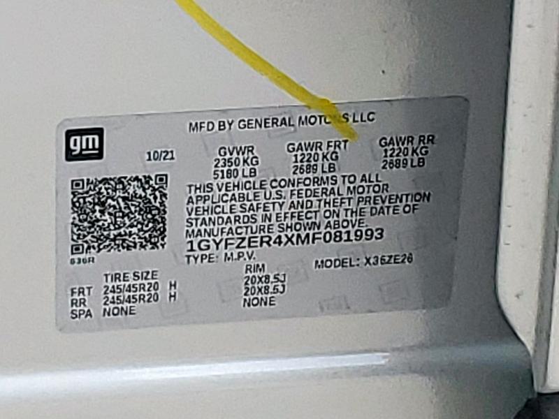 2021 CADILLAC XT4 SPORT 1GYFZER4XMF081993
