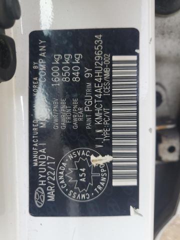 2017 HYUNDAI ACCENT SE KMHCT4AE4HU296534