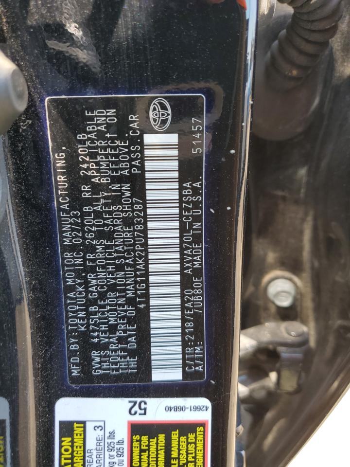 TOYOTA CAMRY SE NIGHT SHADE