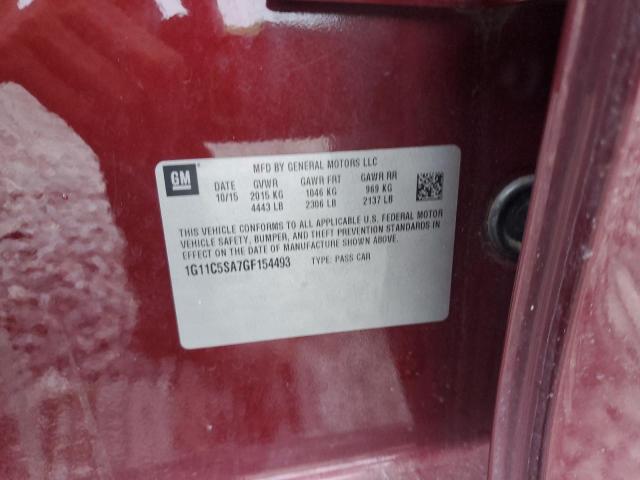 2016 CHEVROLET MALIBU LIMITED LT - 1G11C5SA7GF154493