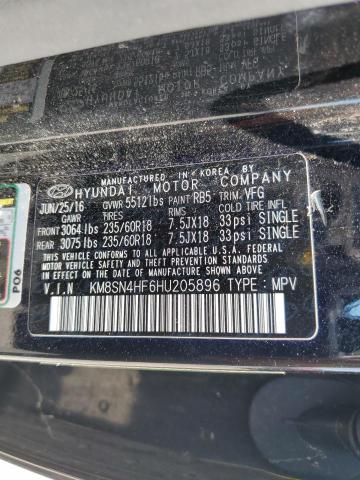 2017 HYUNDAI SANTA FE S KM8SN4HF6HU205896
