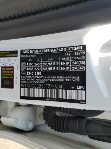 2020 MERCEDES-BENZ GLC 300 4M W1N0G8EB6LF771934