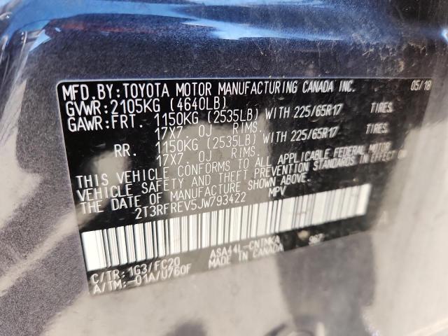 2018 TOYOTA RAV4 ADVEN 2T3RFREV5JW793422