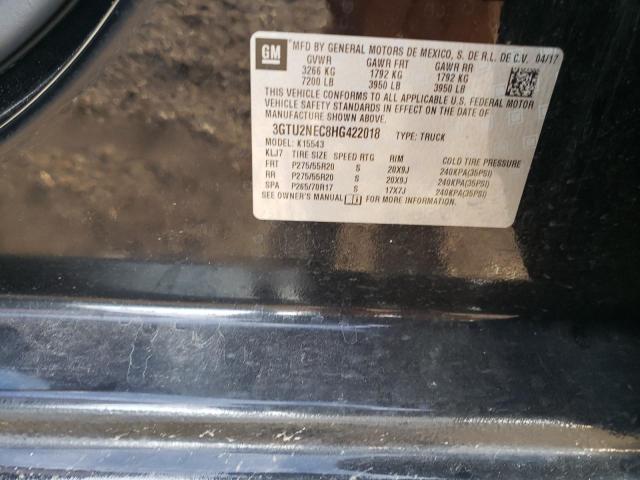 2017 GMC SIERRA K15 3GTU2NEC8HG422018
