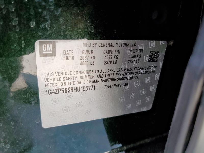 2017 BUICK LACROSSE ESSENCE 1G4ZP5SS8HU156771