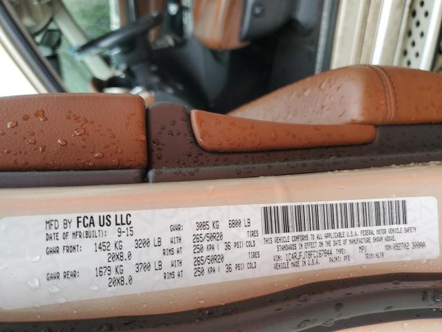 2015 JEEP GRAND CHER 1C4RJFJT8FC167844